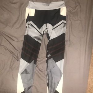Black and white leggings